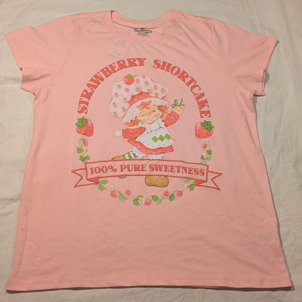 Strawberry Shortcake Pink T-Shirt Size M